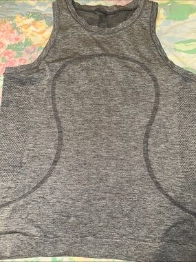 lululemon athletica Grey Seamless Tank Top